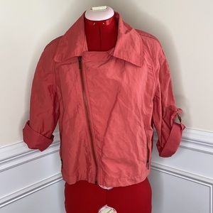 Cabi Scooter Crop Moto Jacket Sz M